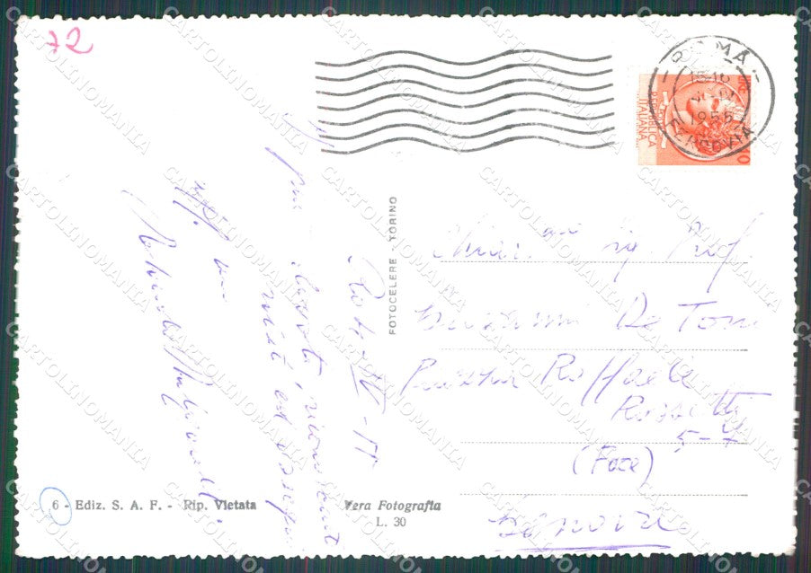Roma Città Via Concilizione Corriera Auto FG Foto cartolina HB4955 – retro