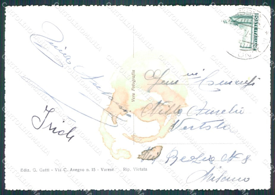 Varese Valganna Grotte di PIEGHINA STRAPPINO FG Foto cartolina HB4971 – retro