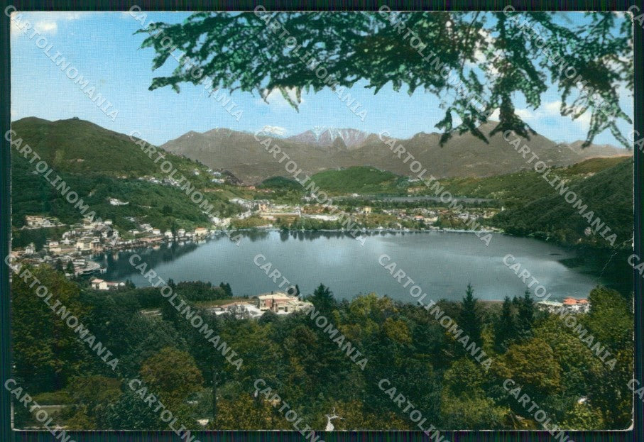 Svizzera Ponte Tresa Lago di Lugano STRAPPINO PIEGA FG Foto cartolina HB4975 – fronte