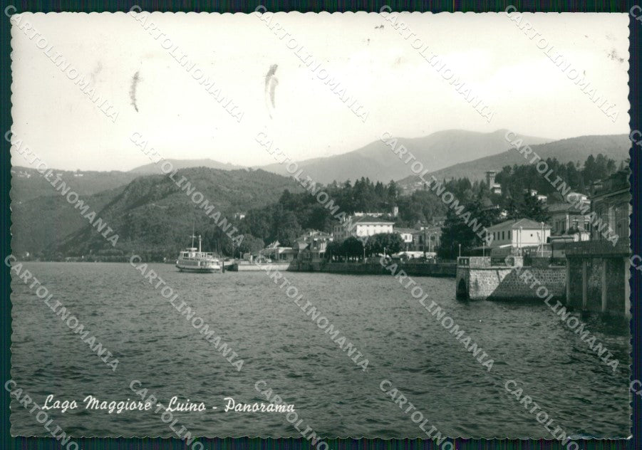 Varese Luino Lago Maggiore Battello FG Foto cartolina HB4978 – fronte