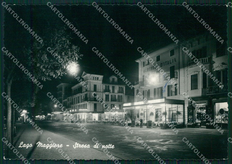Verbania Stresa Chiaro di Luna FG Foto cartolina HB4985 – fronte