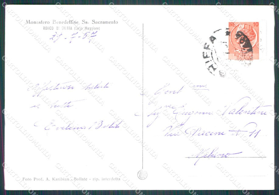 Verbania Ghiffa Ronco di Lago Maggiore FG Foto cartolina HB4987 – retro