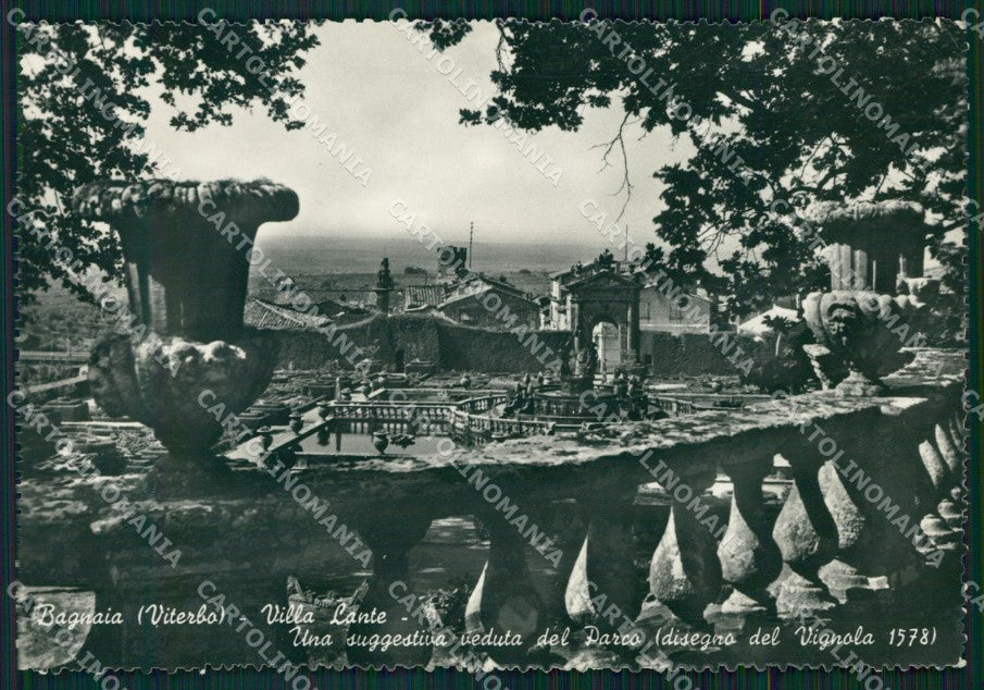 Viterbo Bagnaia Villa Lante FG Foto cartolina HB4992 – fronte