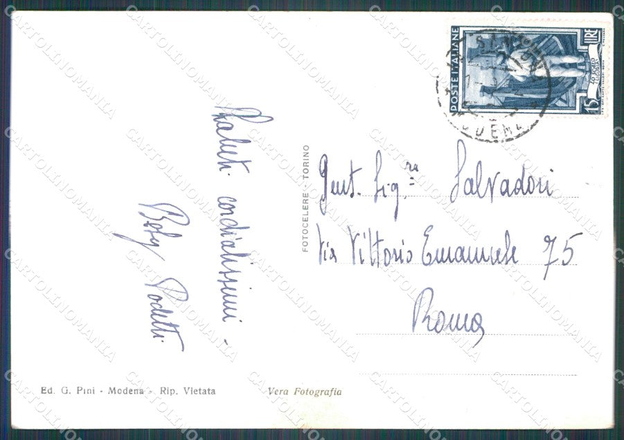 Pistoia Abetone FG Foto cartolina HB4994 – retro