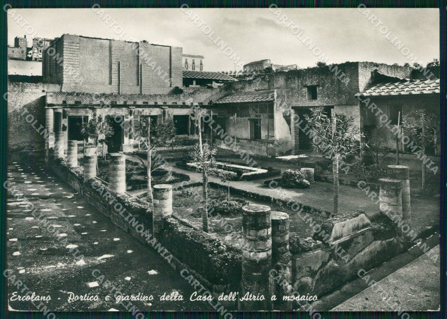 Napoli Ercolano Casa dell'Atrio FG Foto cartolina HB4995 – fronte