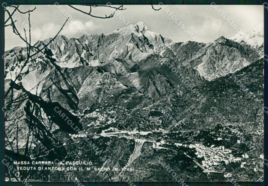 Massa Carrara Antona Il Pasquilio Monte Sacro FG Foto cartolina HB4997 – fronte
