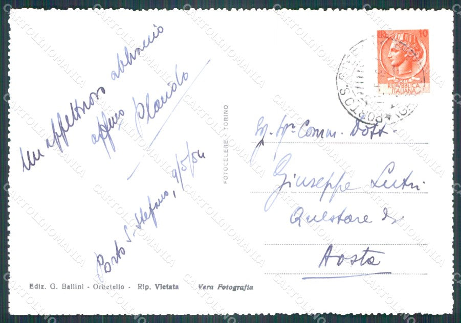 Grosseto Porto Santo Stefano FG Foto cartolina HB5000 – retro