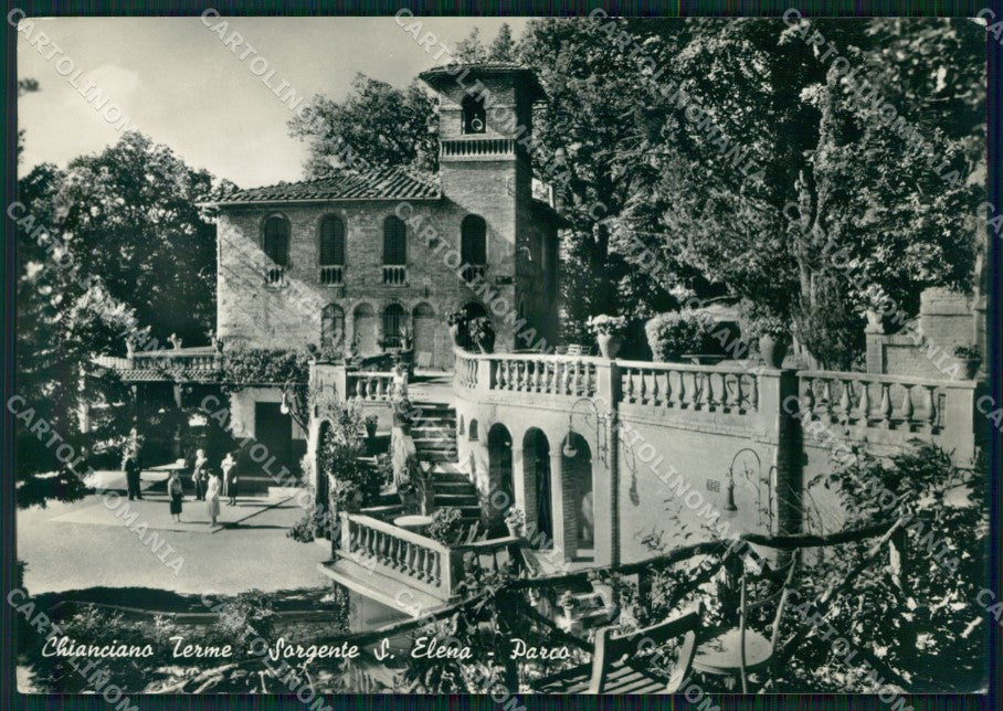 Siena Chianciano Terme Sorgente Sant'Elena FG Foto cartolina HB5007 – fronte