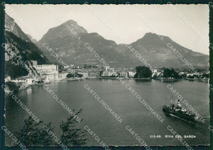 Trento Riva del Garda Lago di Battello FG Foto cartolina HB5010 – fronte
