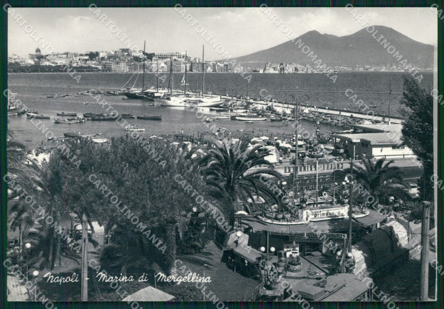 Napoli Margellina Marina di Barche FG Foto cartolina HB5021 – fronte