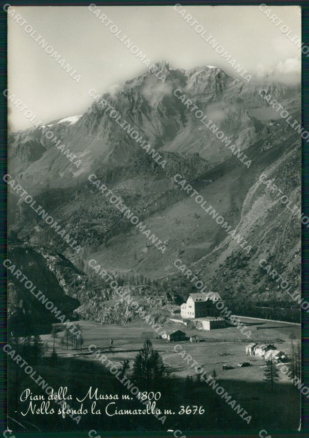 Torino Pian della Mussa Ciamarella PIEGHINA FG Foto cartolina HB5032 – fronte