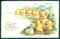 Greetings Easter Chick Egg serie 3190 postcard HR0005 – fronte