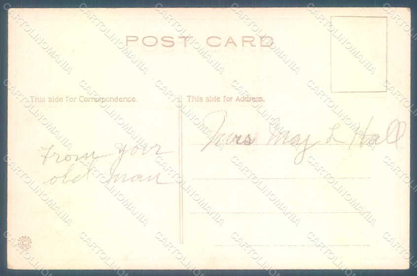 Greetings Easter Girl Hare Rabbit serie 8501 WRINKLES postcard HR0021 – retro