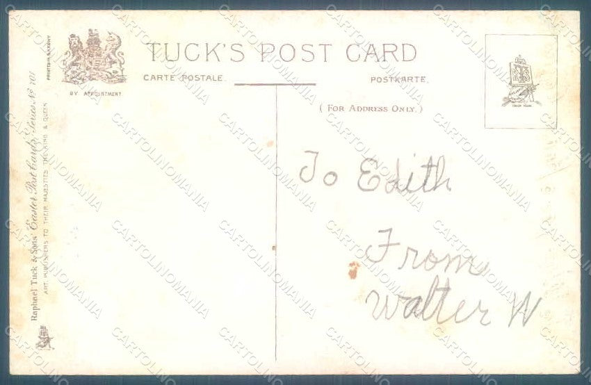 Greetings Easter Hare Rabbit Raphael Tuck 701 postcard HR0025 – retro