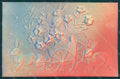 Greetings Easter Anthropomorphic Hare Rabbit Egg Flower Relief postcard HR0066 – fronte