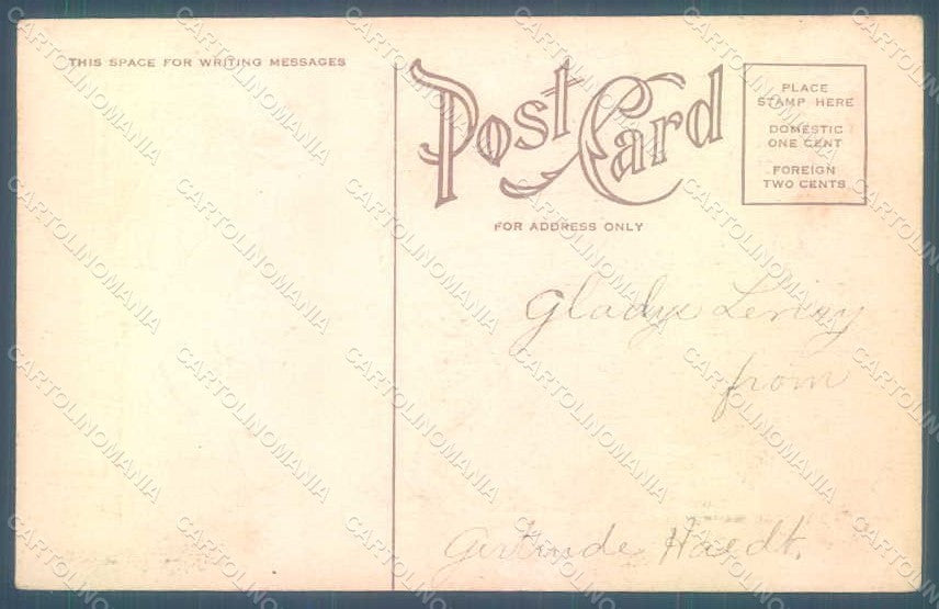 Greetings Easter Rabbit Relief postcard HR0124 – retro