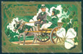 Greetings Lady Man Donkey St. Patrick s Day serie 2 Relief postcard HR0137 – fronte
