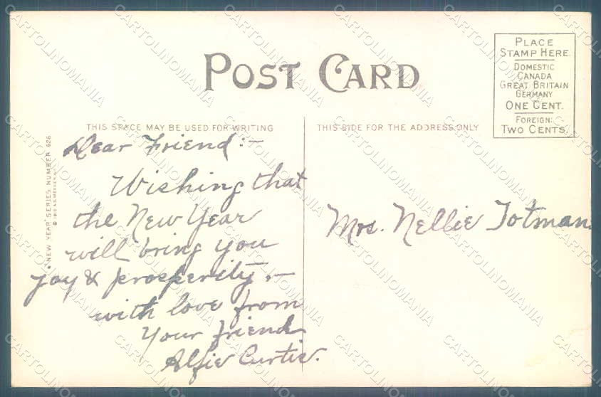 Greetings Fashion Lady Flowers Winter Relief postcard HR0143 – retro
