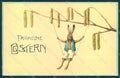 Greetings Easter Anthropomorphic Dressed Hare Relief postcard HR0200 – fronte