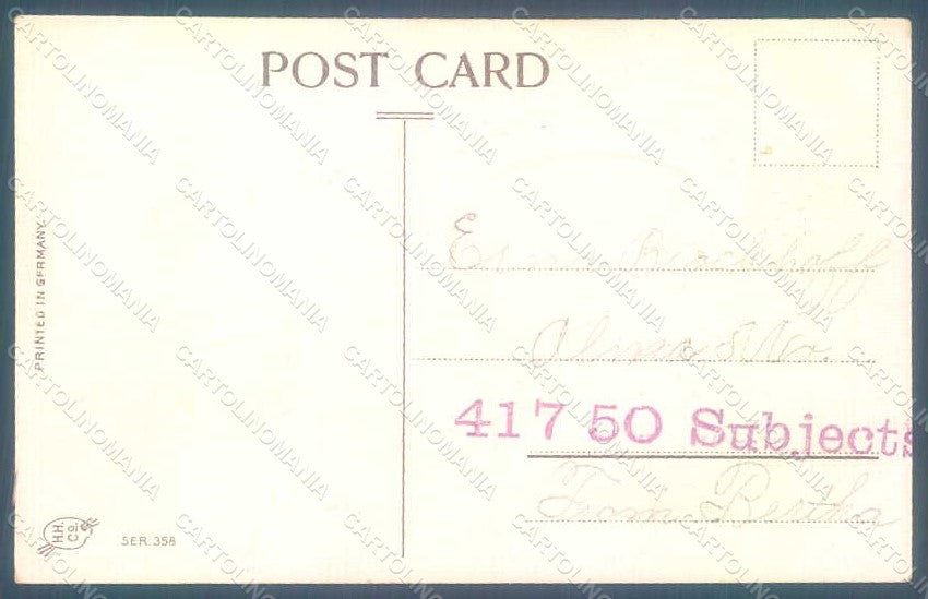Greetings Easter Anthropomorphic Dressed Hare Chick Egg Relief postcard HR0279 – retro