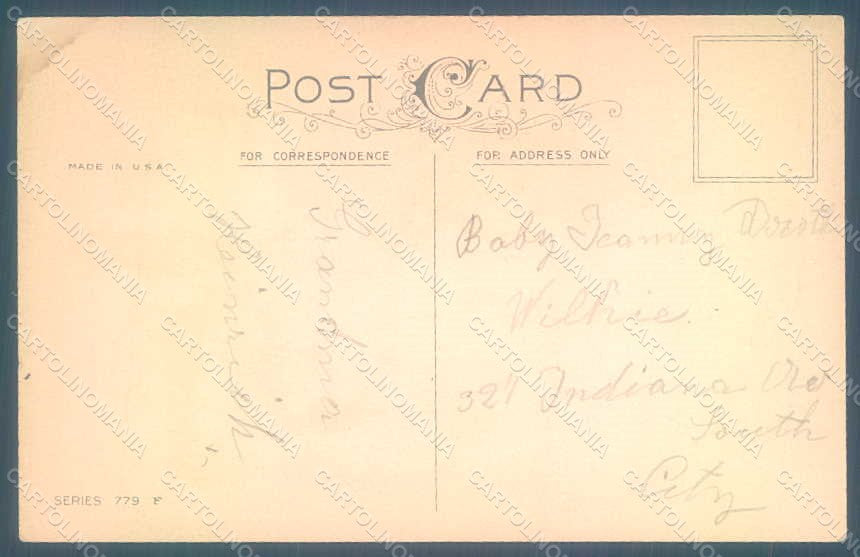 Greetings Easter Anthropomorphic Dressed Hare Egg s. 779 F postcard HR0299 – retro