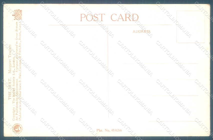Artist Signed Tempest M. Anthropomorphic Dressed Rabbit WRINKLES postcard HR0336 – retro