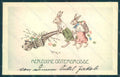 Greetings Easter Anthropomorphic Dressed Hare Egg postcard HR0344 – fronte