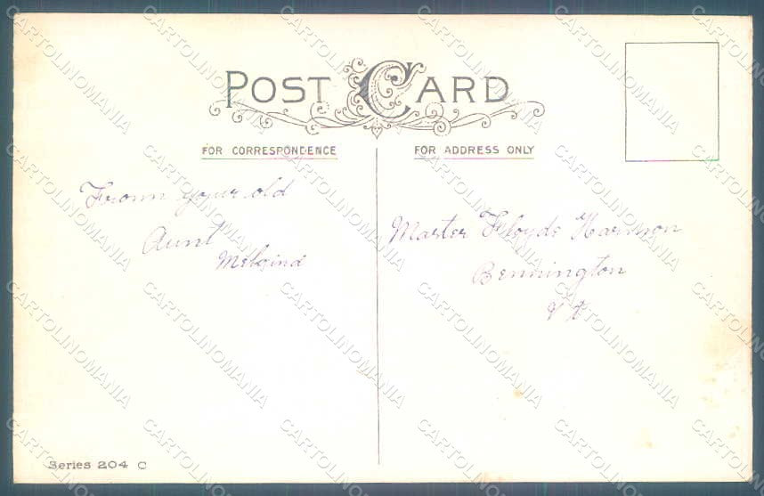 Greetings Thanksgiving Girl Child Turkey serie 204C Relief postcard HR0508 – retro