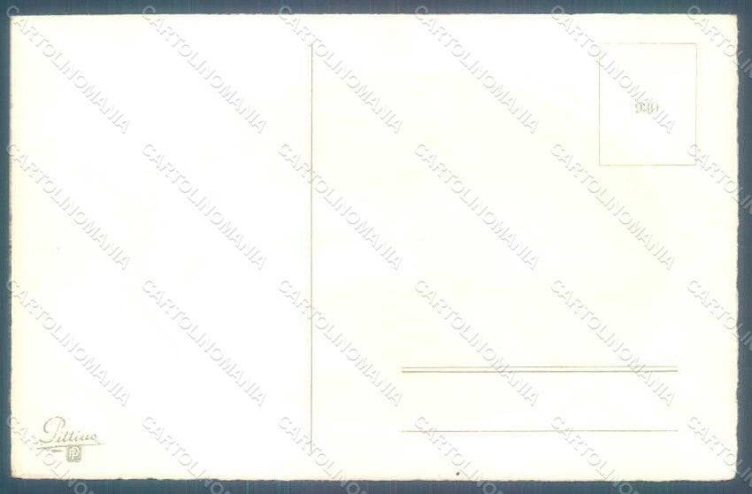 Artist Signed Children Dog Greetings Pittius 930 Relief postcard HR0509 – retro