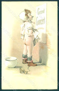 Artist Signed Children Chamber Pot Comic serie 746 Relief postcard HR0511 – fronte