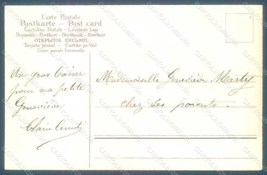 Artist Signed Child Girl Egg Chick Hen Easter Greetings Relief postcard HR0542 – retro