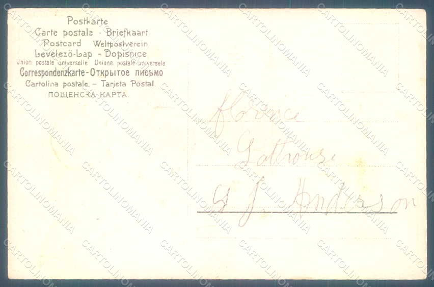 Greetings Child Boy Dove serie 7797 Relief postcard HR0618 – retro