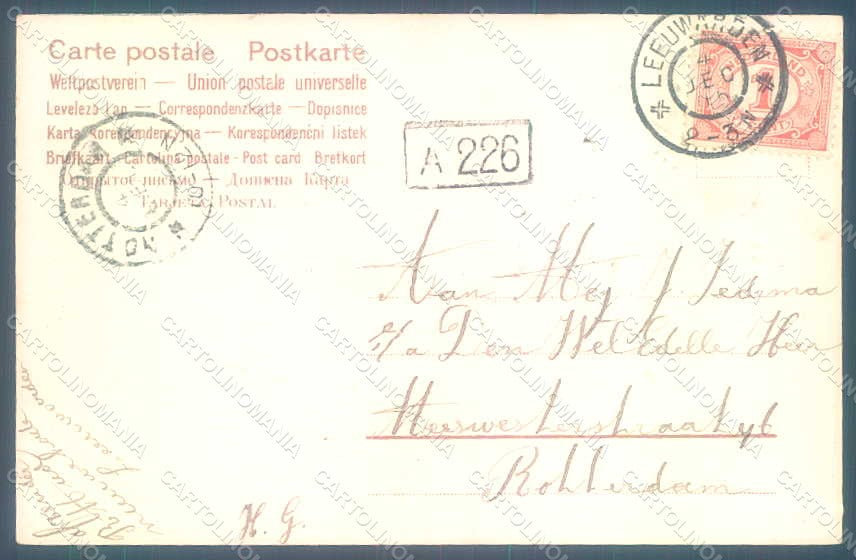Greetings Child Boy Violets Valentine Relief postcard HR0680 – retro