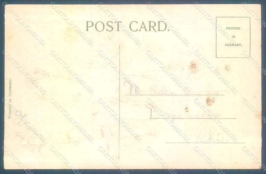 Greetings Birthday Children Child Boy Girl Cornflower Relief postcard HR0685 – retro