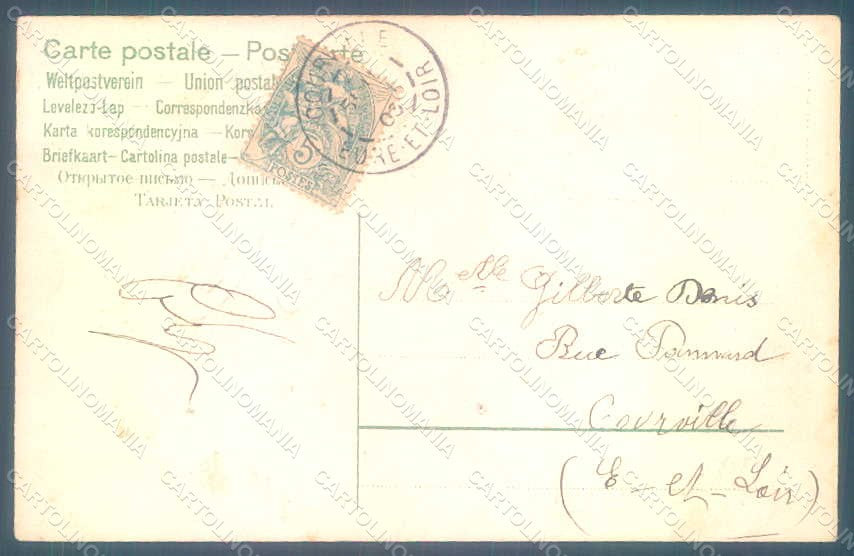 Greetings Girl Valentine Dove Flowers Relief postcard HR0713 – retro