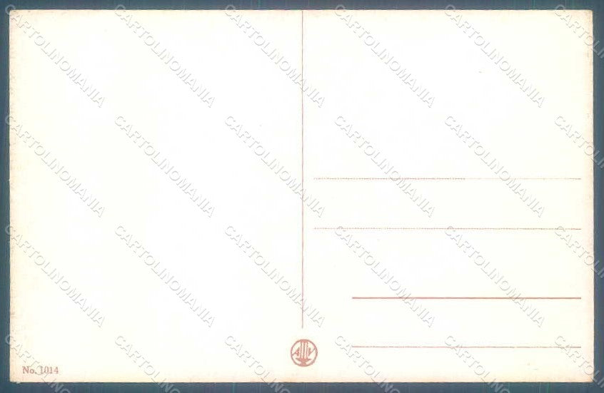 Artist Signed Fialkowska W. Children Child Boy Girl serie 1014 postcard HR0718 – retro