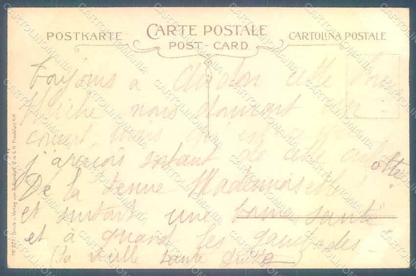 Artist Signed Flatscher Child Boy Landscape Dondorf 277 postcard HR0723 – retro