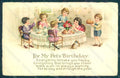 Greetings Pet Birthday Children Boy Girl Dog Cellaro 332 postcard HR0733 – fronte