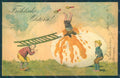 Greetings Easter Children Boy Egg serie 1 postcard HR0745 – fronte
