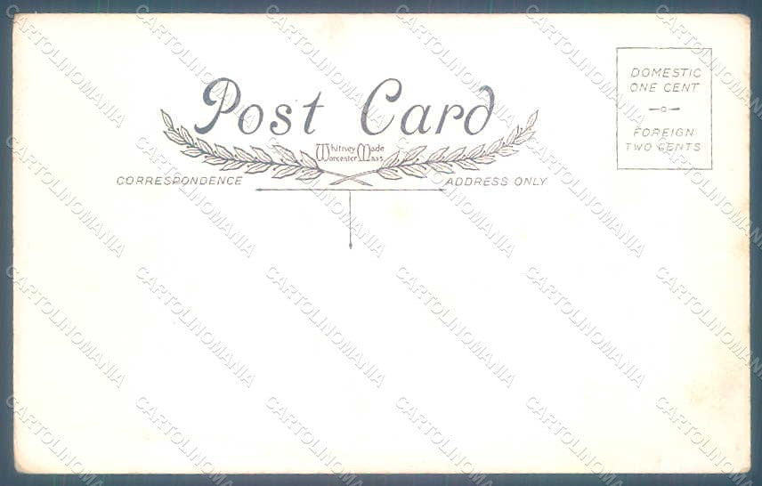 Greetings Easter Child Girl Rabbit Hand Painted postcard HR0751 – retro