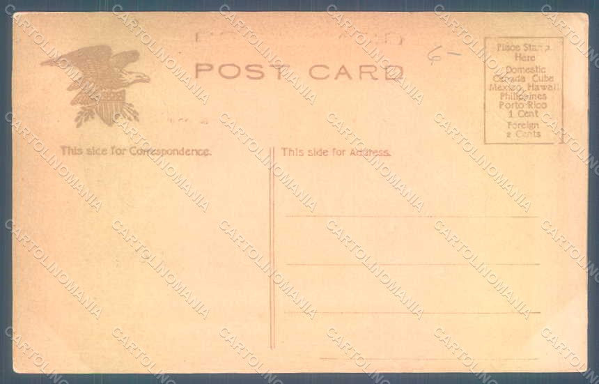 Greetings New Year 1909 Relief postcard HR0758 – retro