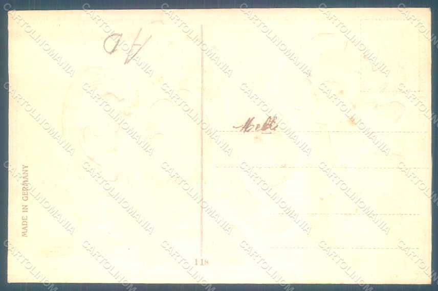 Greetings New Year 1909 Roses serie 118 Relief postcard HR0773 – retro