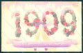 Greetings New Year 1909 Relief postcard HR0784 – fronte