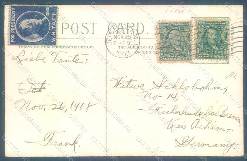 Greetings Thanksgiving Turkey Relief postcard HR0800 – retro