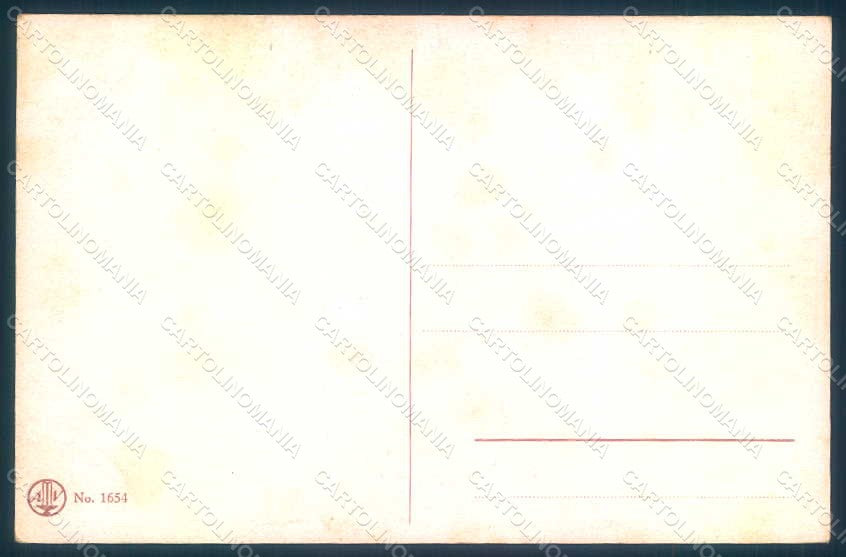 Artist Signed Fialkowska W. Children Web Kiss serie 1654 WRINKLES pc HR0848 – retro
