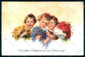Artist Signed Fialkowska W. Children Child Boy Girl serie 1725 CREASED pc HR0855 – fronte