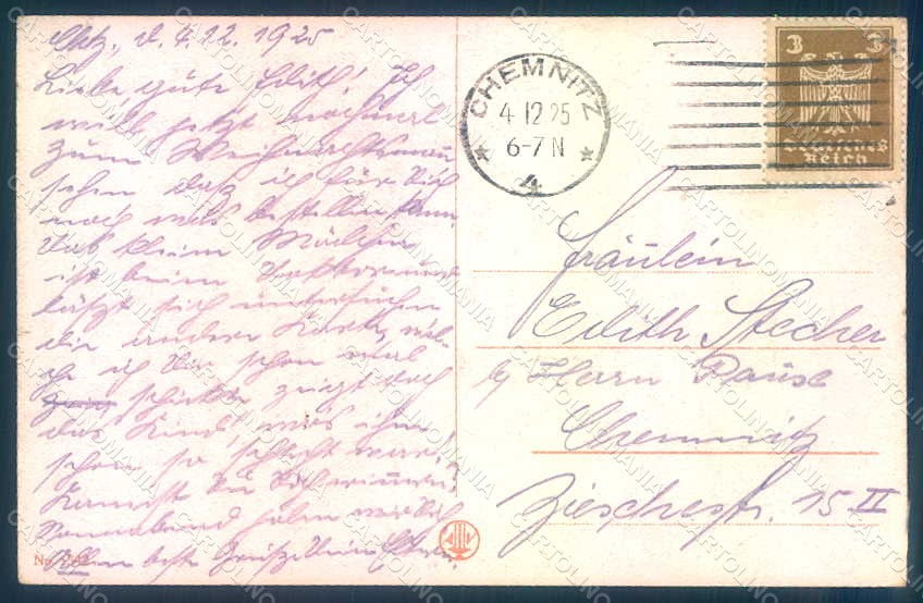 Artist Signed Fialkowska W. Children Child Boy Girl serie 1342 postcard HR0892 – retro