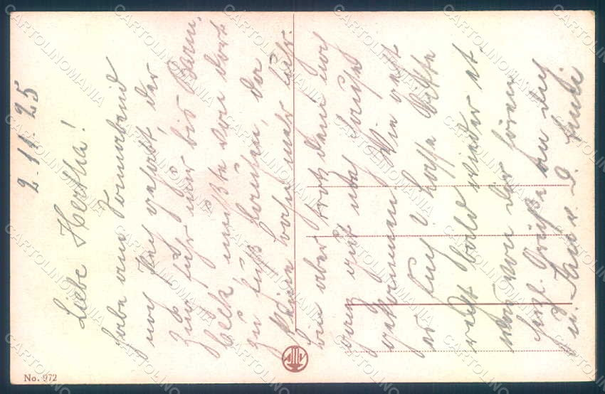 Artist Signed Fialkowska W. Children serie 972 CORNERS CREASED postcard HR0898 – retro