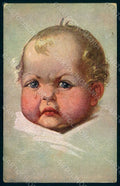 Artist Signed Fialkowska W. Child Baby serie 949 WRINKLES postcard HR0942 – fronte