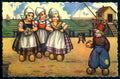 Artist Signed Sgrilli Dutch Children Dog serie 2429 postcard HR0969 – fronte